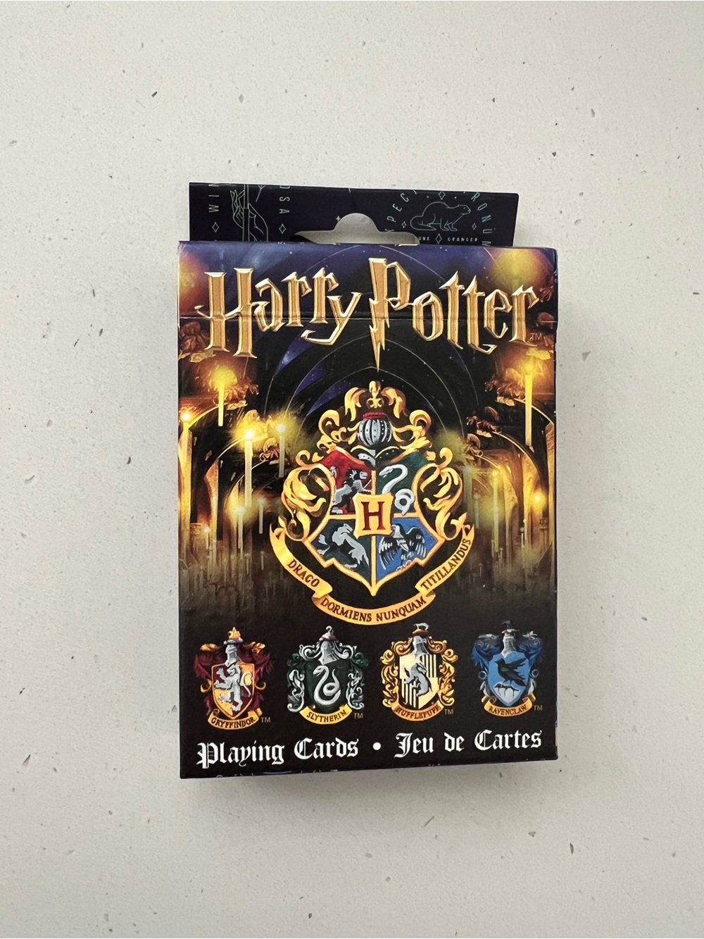 Harry Potter Hogwarts Playing Cards Sealed Deck Aquarius NWT Christmas Gift